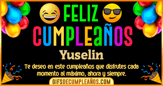 Feliz Cumpleaños Yuselin